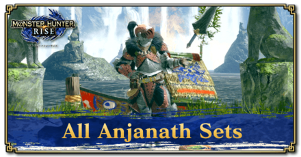 Monster Hunter Rise (MH Rise) - All Anjanath Sets Banner