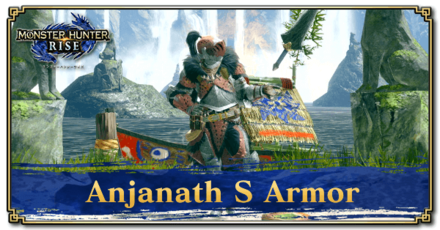 Monster Hunter Rise (MH Rise) - Anjanath S Armor Banner