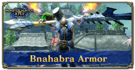 Monster Hunter Rise (MH Rise): Sunbreak - Bnahabra Armor Banner.png