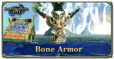 Monster Hunter Rise (MH Rise) - Bone Armor Banner