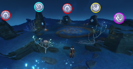 Genshin - The Narrows Seal Locations - 3 4 5 6 7