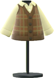 ACNH - Checkered Sweater Vest Image