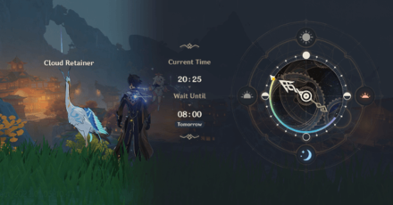 Genshin - Interlude Chapter Act I - Seagaze Sunset 8 - Change the time to 0800 Tomorrow