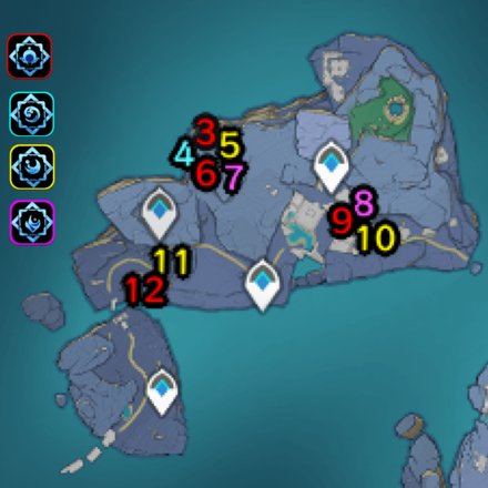 Genshin - All The Narrows Seal Locations
