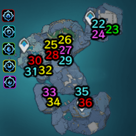 Genshin - All Evernight Temple Seal Locations