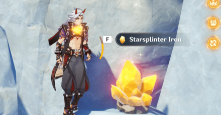 Genshin - Interlude Chapter Act I - Bygones Times Like Dust Passing 3 - Collect Starsplinter Iron in Lisha Mt. Tianheng