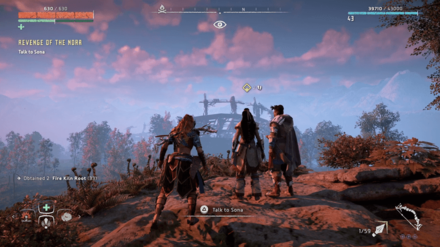 Horizon Zero Dawn - Talk to Sona at the Tallest Tower