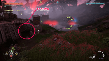 Horizon Zero Dawn - Follow the Trench to the Blaze