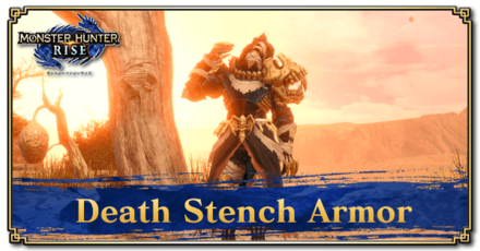 Monster Hunter Rise (MH Rise): Sunbreak - Death Stench Armor Banner