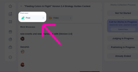 Genshin - For written articles, click on the Post Button