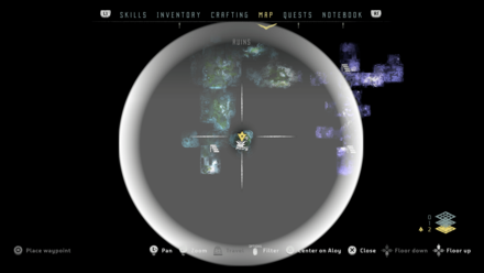 Mark I (A) Metal Flower Horizon Zero Dawn Map