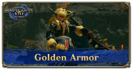 Monster Hunter Rise (MH Rise) - Golden Armor Banner