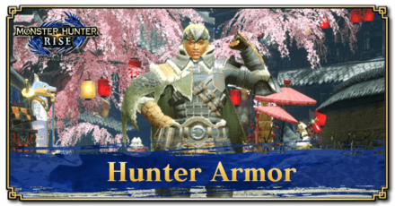 Monster Hunter Rise (MH Rise) - Hunter Armor Banner