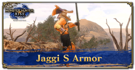 Monster Hunter Rise (MH Rise) - Jaggi S Armor Banner