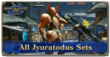 Monster Hunter Rise (MH Rise) - All Jyuratodus Sets Banner