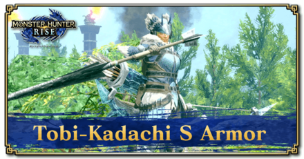 Monster Hunter Rise (MH Rise): Sunbreak - Tobi-Kadachi S Armor Banner