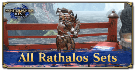 Monster Hunter Rise (MH Rise) - All Rathalos Armor Sets Banner