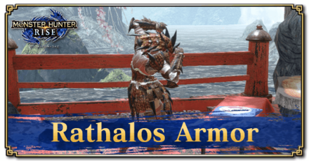 Monster Hunter Rise (MH Rise): Sunbreak - Rathalos Armor Banner