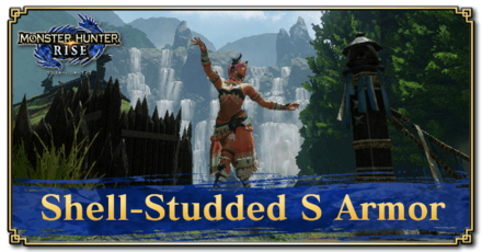 Monster Hunter Rise (MH Rise): Sunbreak - Shell-Studded S Armor Banner