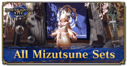 Monster Hunter Rise (MH Rise) - All Mizutsune Armor Sets Banner