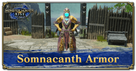 Monster Hunter Rise (MH Rise): Sunbreak - Somnacanth Armor Banner