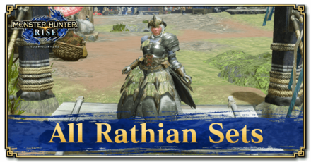 Monster Hunter Rise (MH Rise) - All Rathian Armor Sets Banner