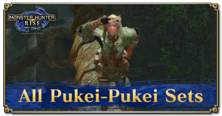 Monster Hunter Rise (MH Rise) - All Pukei-Pukei Armor Sets Banner