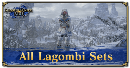 Monster Hunter Rise (MH Rise) - All Lagombi Armor Sets Banner
