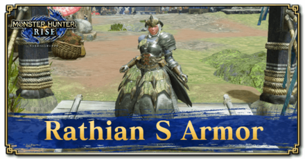 Monster Hunter Rise (MH Rise): Sunbreak - Rathian S Armor Banner