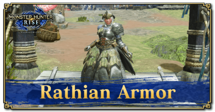 Monster Hunter Rise (MH Rise) - Rathian Armor Banner