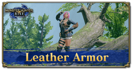 Monster Hunter Rise (MH Rise) - Leather Armor Banner