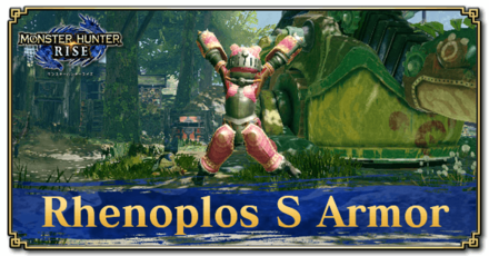 Monster Hunter Rise (MH Rise): Sunbreak - Rhenoplos S Armor Banner
