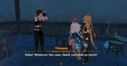 Genshin - Finish the Conversation to complete the quest