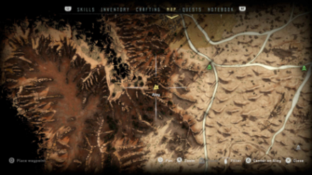 The Vision Banuk Figure Horizon Zero Dawn Map