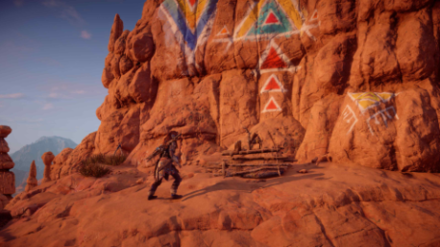 The Vision Banuk Figure Horizon Zero Dawn In-world