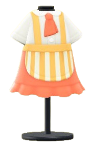 ACNH- Café-Uniform Dress Image