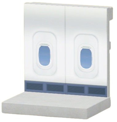 ACNH - Airplane Wall Image