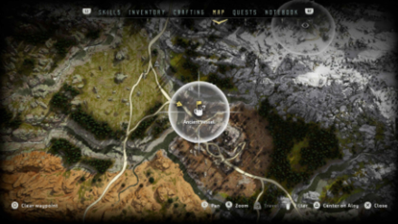 Sterling-Malkeet Ancient Vessel Horizon Zero Dawn Map