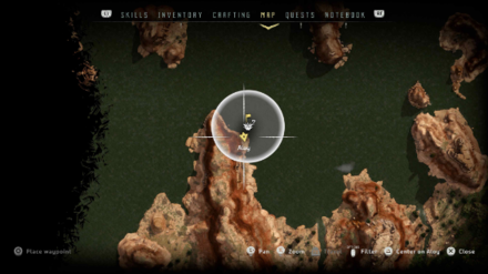 Mark II (J) Metal Flower Horizon Zero Dawn Map