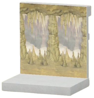 ACNH - Limestone-Cave Wall Image