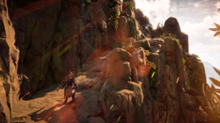 Rock formation Metal Flower Horizon Zero Dawn