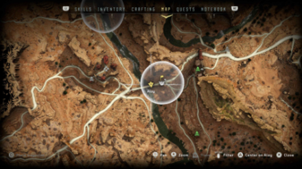 Mark III (J) Metal Flower Horizon Zero Dawn Map