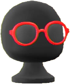 ACNH - Round-Frame Glasses Image