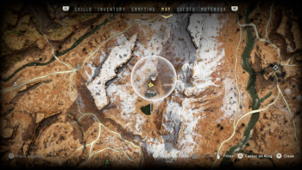 Mark II (E) Metal Flower Horizon Zero Dawn Map