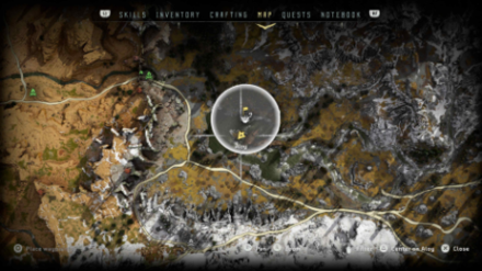 Mark II (B) Metal Flower Horizon Zero Dawn Map