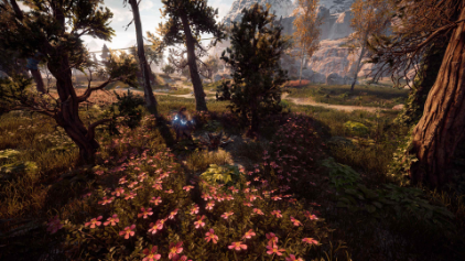 Mark I (I) Metal Flower Horizon Zero Dawn In-world