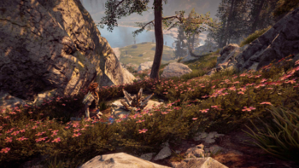 Mark I (J) Metal Flower Horizon Zero Dawn In-world