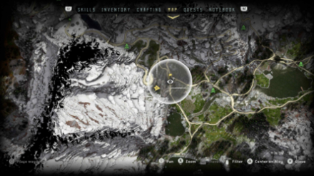 Bridal Veil Falls Vantage Horizon Zero Dawn Map