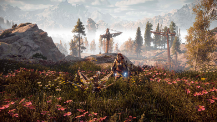 Mark I (D) Metal Flower Horizon Zero Dawn In-world