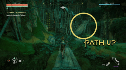 Horizon Zero Dawn - Path to Tallneck Head